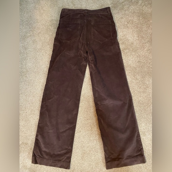 Faherty stretch cord wide leg pant womens - Picture 3 of 4